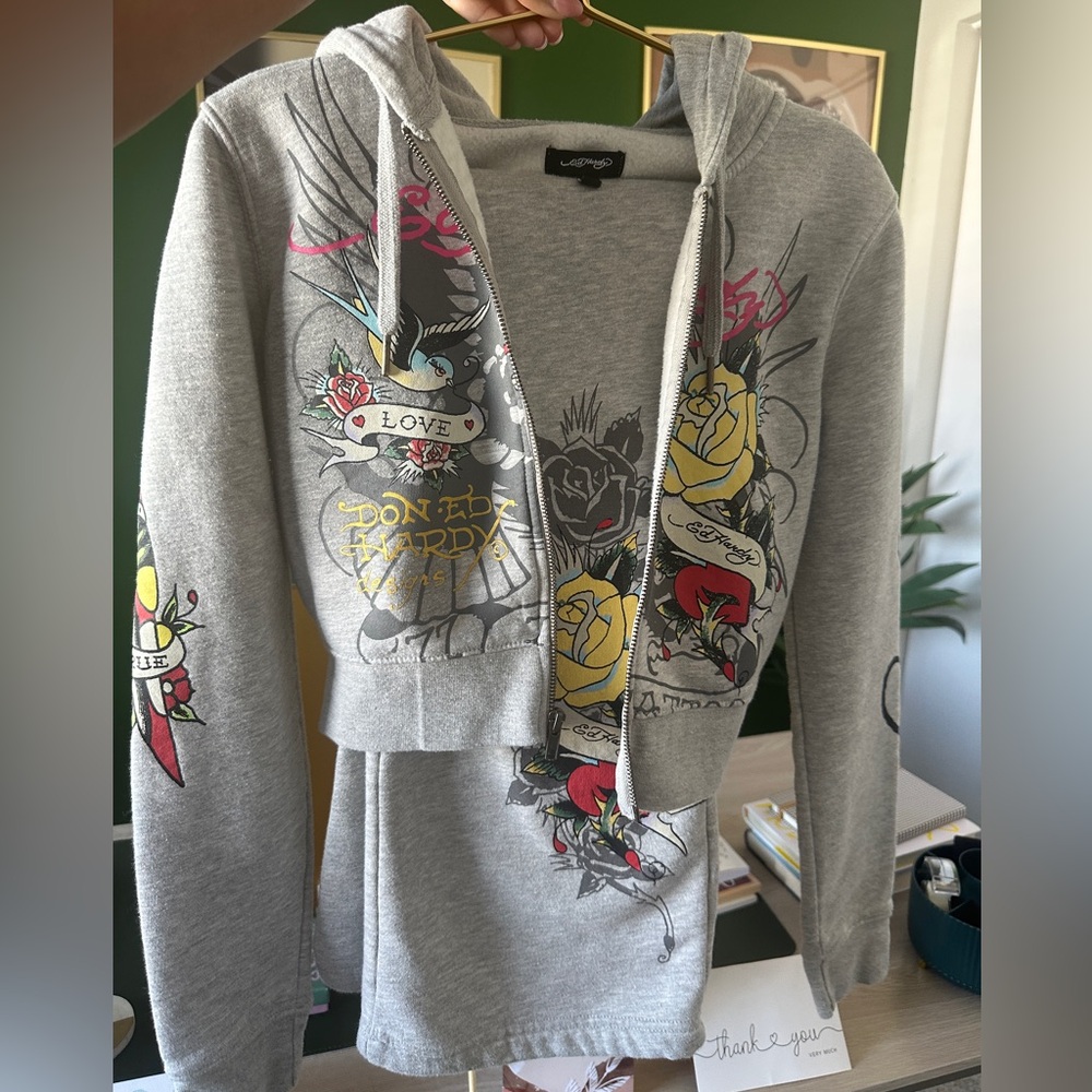 Ed Hardy Rose Sweatsuit